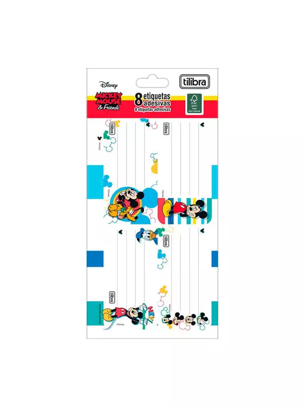 Etiqueta Adhesiva Tilibra Mickey ref.23459