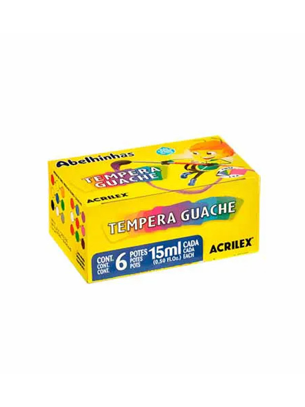 Tempera ACRILEX x 6 colores