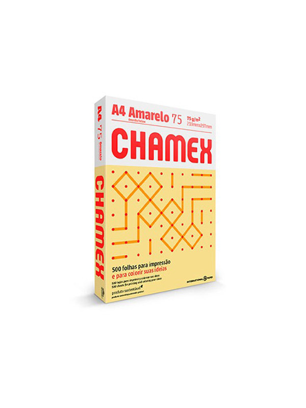 Resma Chamex A4 - Amarilla