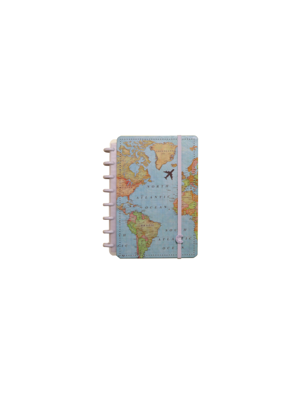 Cuadeno CI by Gocase MAPA MUNDI azul - A5
