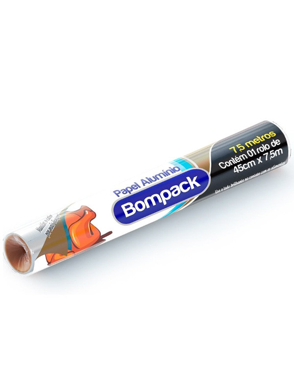 Papel Aluminio Bompack 7.5mx45cm