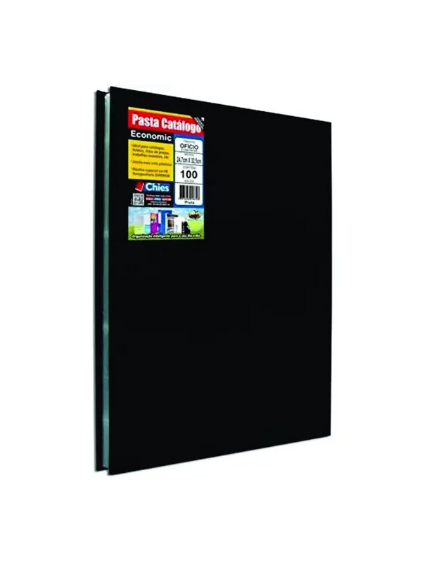 Carpeta Catalogo Chies Oficio 100 Folios Negro