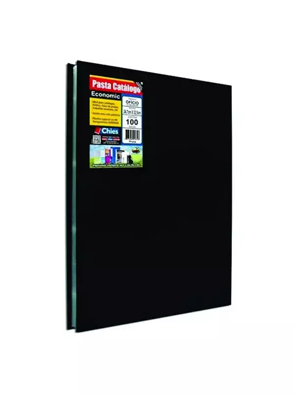 Carpeta Catalogo Chies Oficio 100 Folios Negro