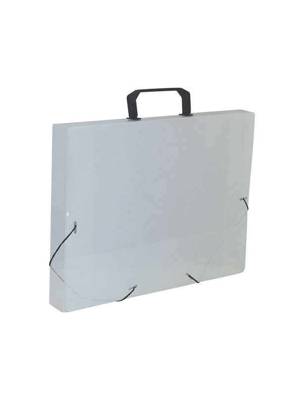 Maletin Lomo 4cm Transparente c/ Goma | RPM Distribuidora