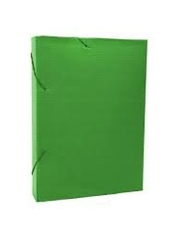 Carpeta c/ Goma semi Transparente Dac 20mm Verde ref:502