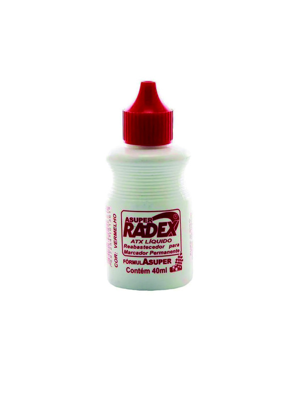 Tinta Radex Almohadilla 40 Ml. Roja