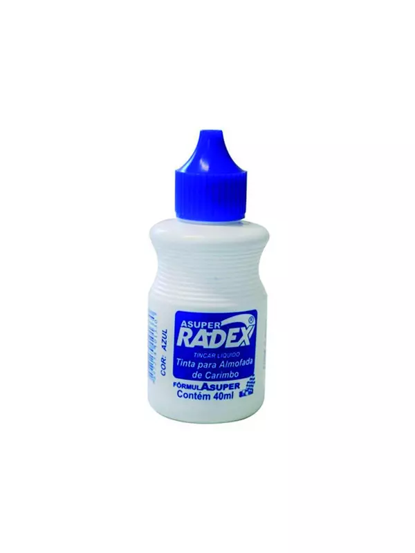 Tinta Radex Almohadilla - 40 Ml. Azul