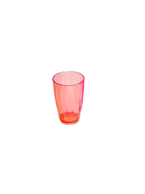 Vaso traslucido acrilico rojo ref:960380