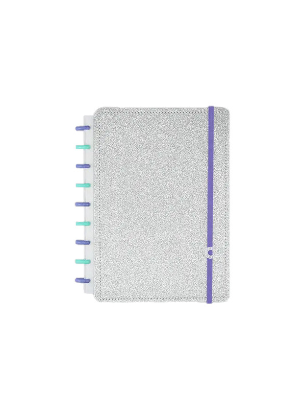 Cuaderno CI Let's Glitter Silver 2.0 - A5