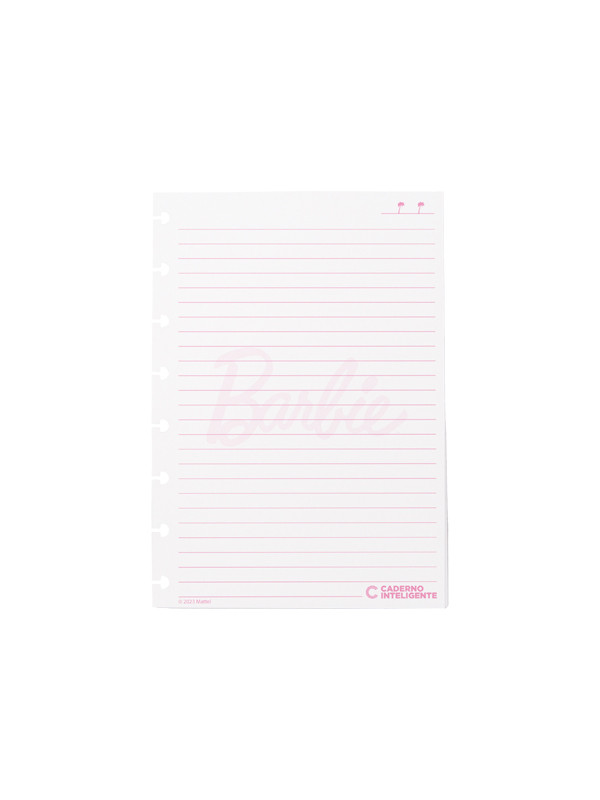 Repuesto de Papel c/ rayas CI Barbie PINK - A5 90gr