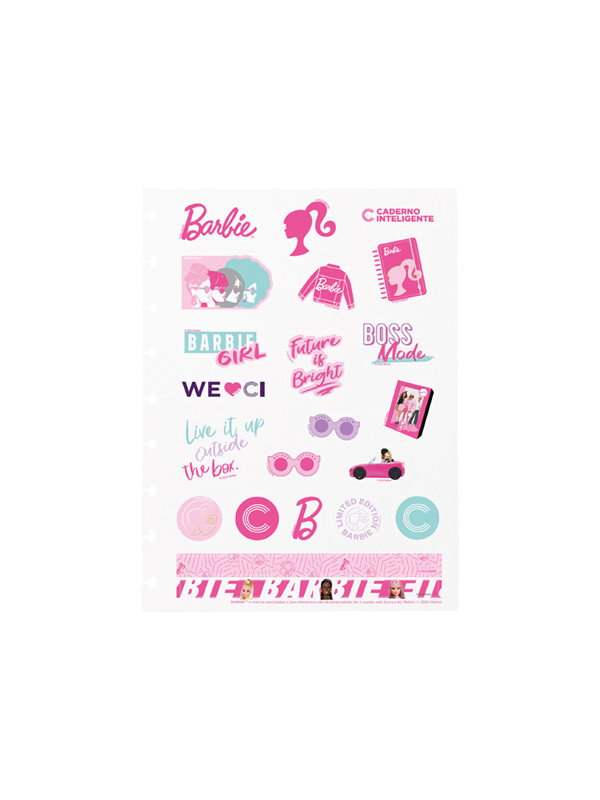 Repuesto Sticker Adhesivo CI Barbie PINK -A5