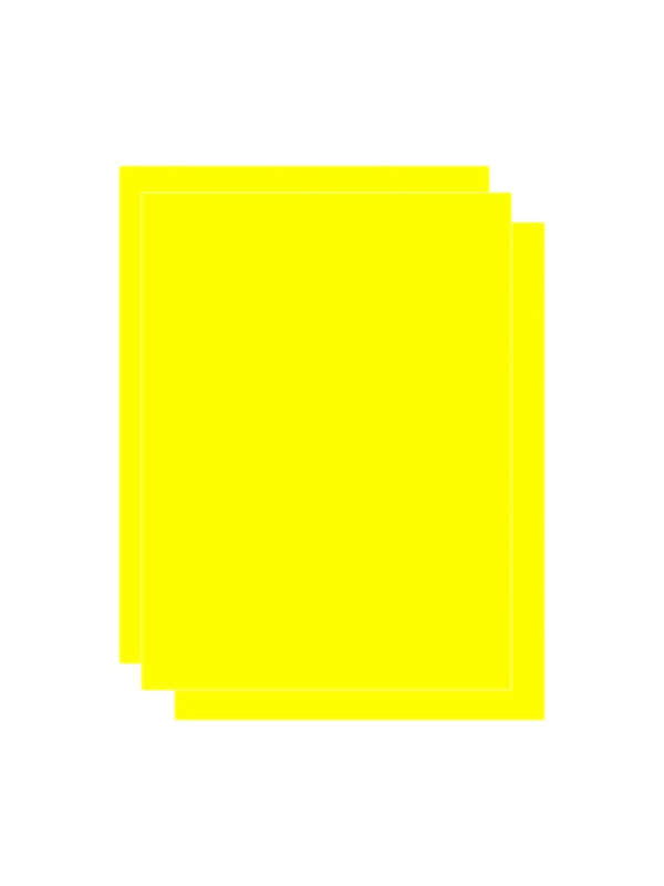 Cartulina Amarillo A4 Paq x 10