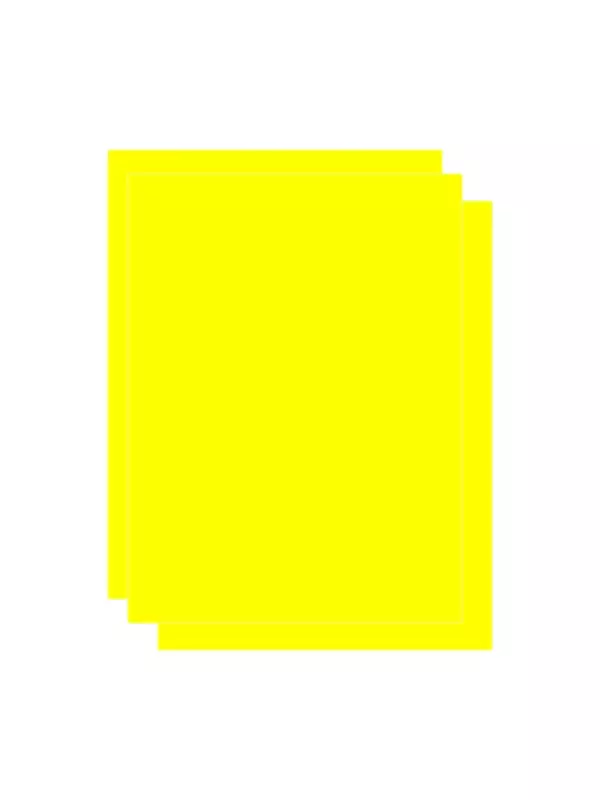 Cartulina Amarillo A4 Paq x 10