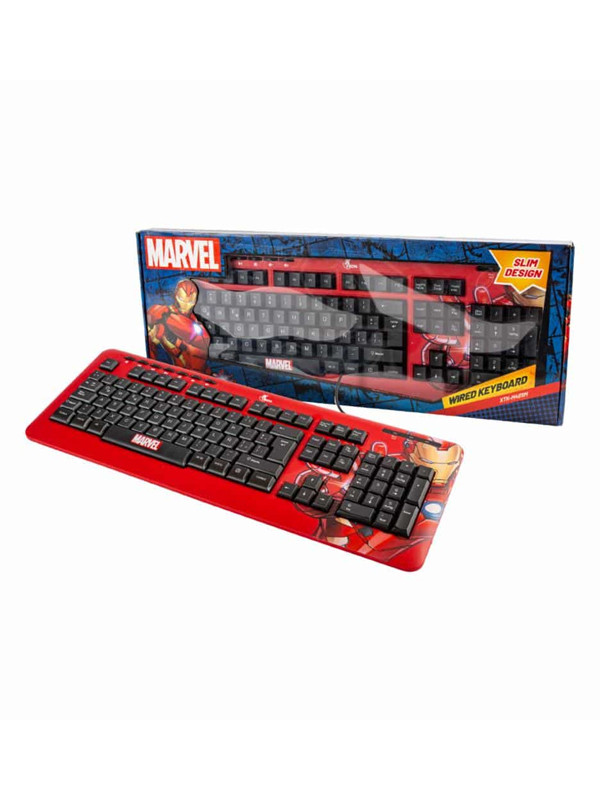 Teclado Xtech Iron man Rojo ref:-M401-USB