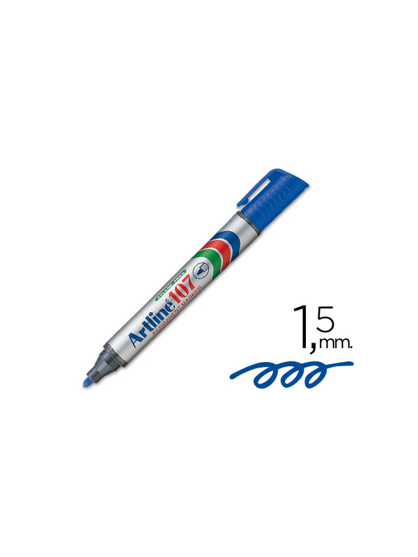 Marcador Artline 107 Azul