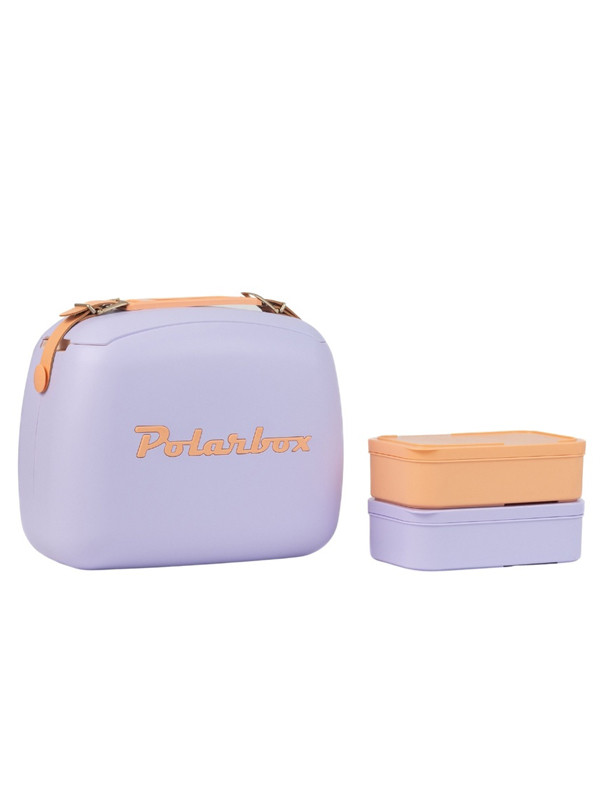 Lonchera Termica Polarbox Lila Malva/ Naranja Pop 6L Ref:9390