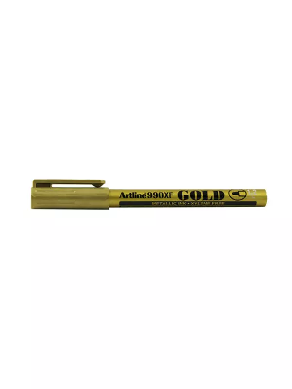 Marcador Permanente Artline Ek990 Dorado