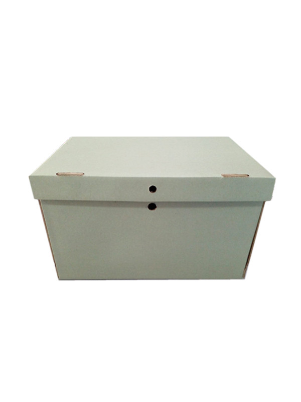 Caja De Carton Con Tapa Color Verde Agua