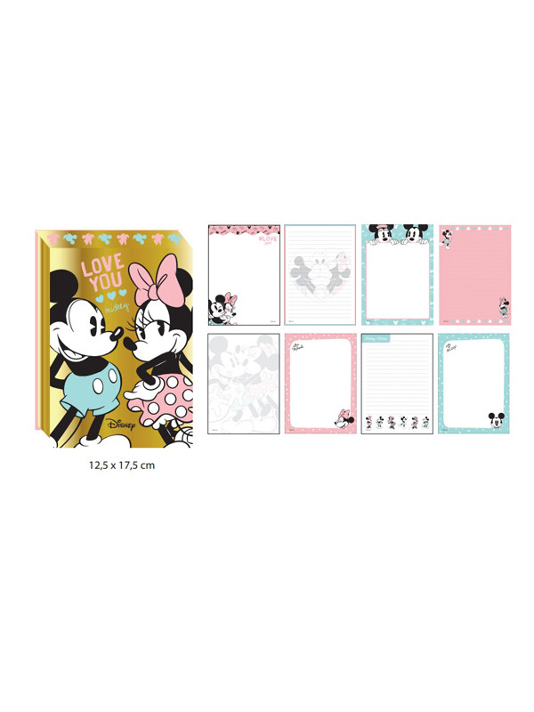 Block de Notas Mooving Mickey&Minnie cod:1219000