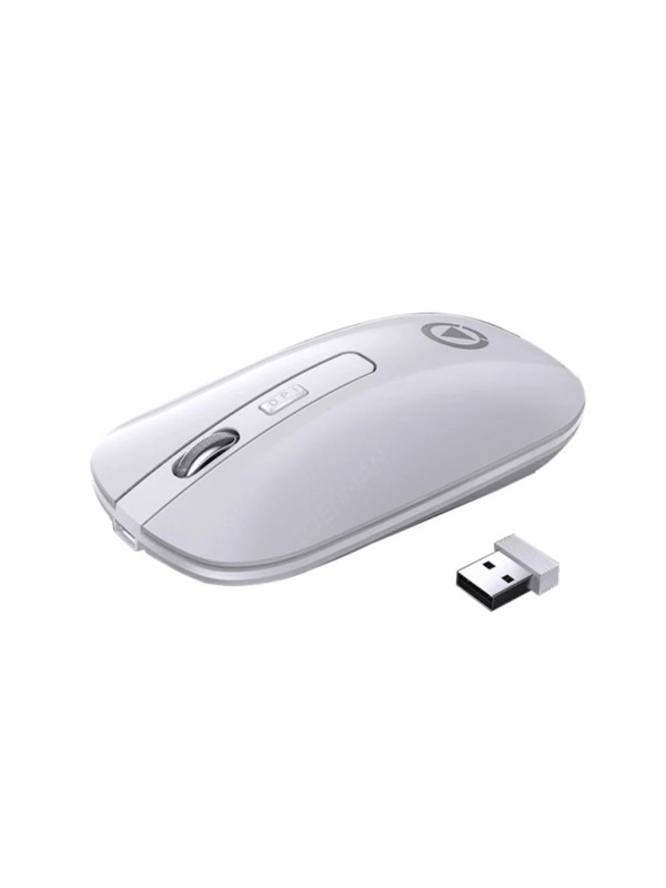Mouse A8 Dual Recargable Blanco