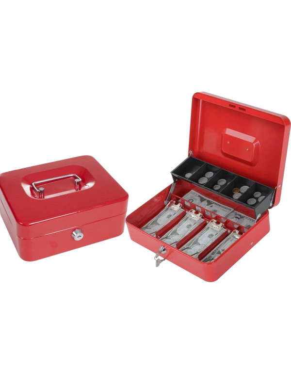Caja De Dinero Basy 12" Rojo ref: CB3211