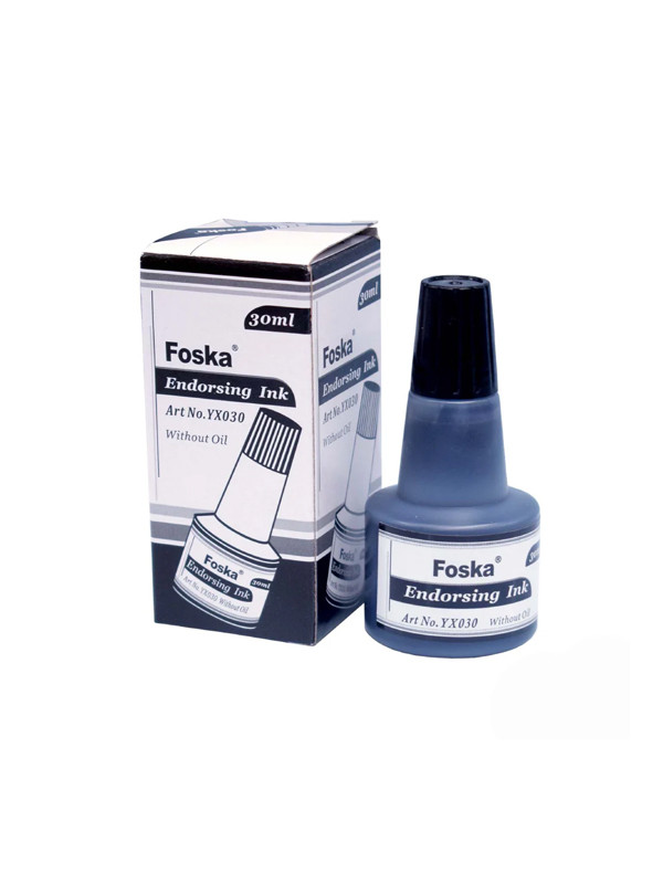 Tinta Foska 30 Ml. Negro - Sello