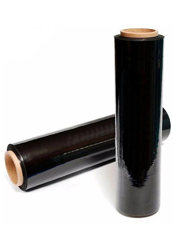 Film Stretch Negro Rollo 2 Kilos
