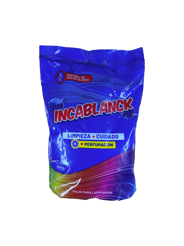 Jabon en polvo IncaBlanck 800 gramos