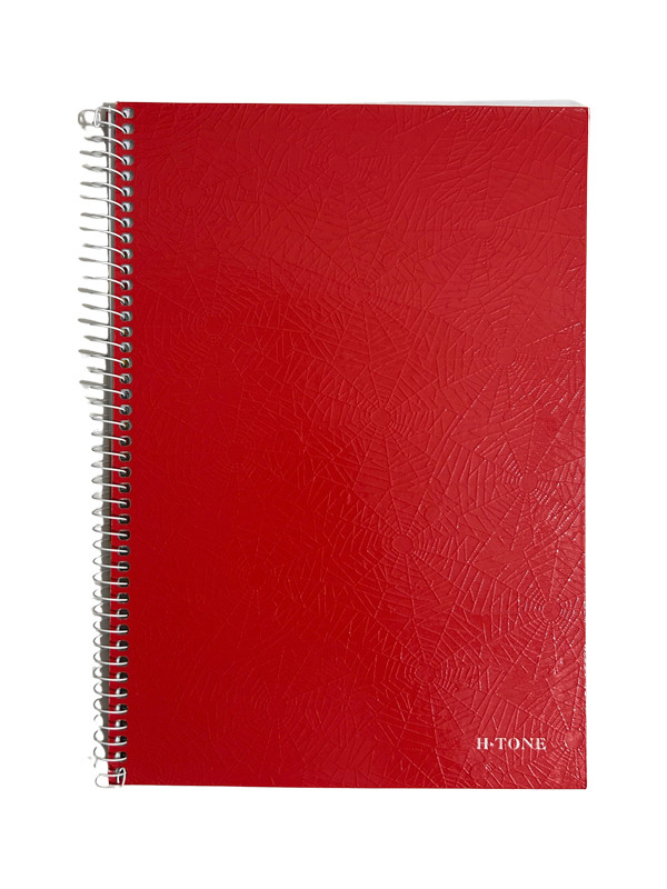 Cuaderno Universitario H-tone Rojo de 48 Hojas Cuadriculado