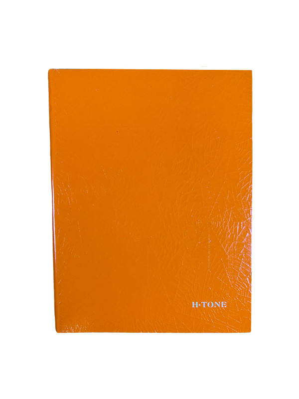 Cuaderno escolar H-Tone 96 hojas Naranja cuadriculado