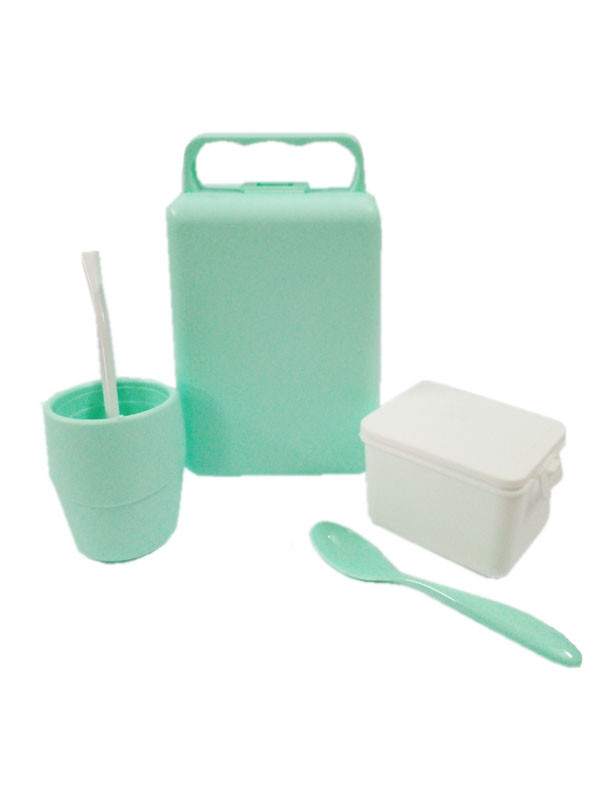 Lonchera kit matero verde pastel ref:100016