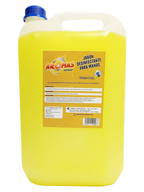 Jabon Liquido p/ Manos - Aromas 5Lts
