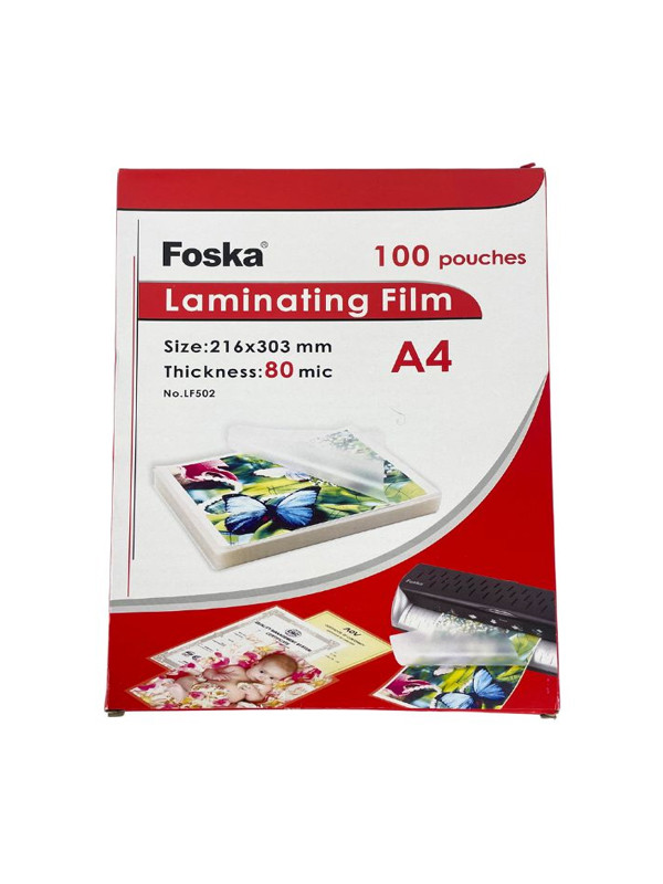 Lamina Foska A4 80mic ref:502