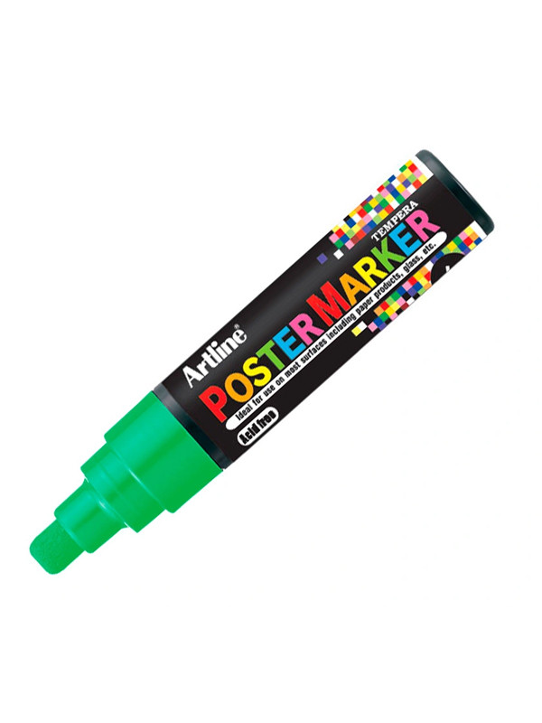 Marcador Artline Poster Marker Verde 6mm Epp-6
