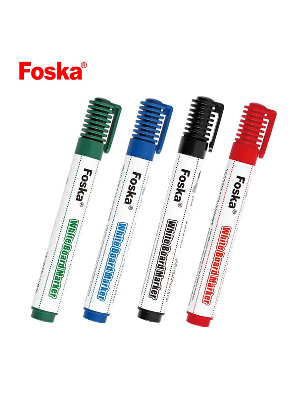 Marcador para Pizarra Foska Blister de 4 Unidades
