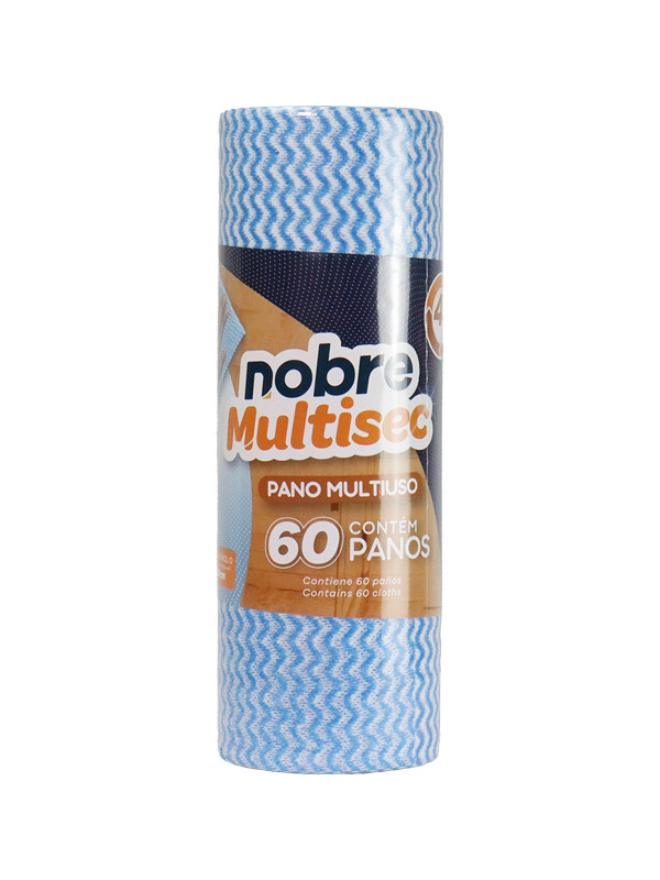 Paño Multiuso Absorvente Nobre 60 panos 28x30 Ref 57253