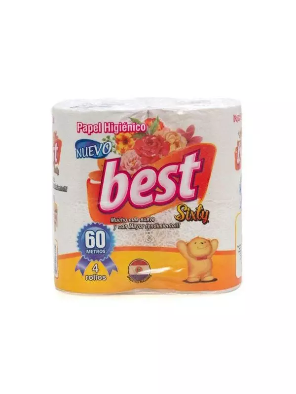 Papel Higienico Best De 60 Mts X 4