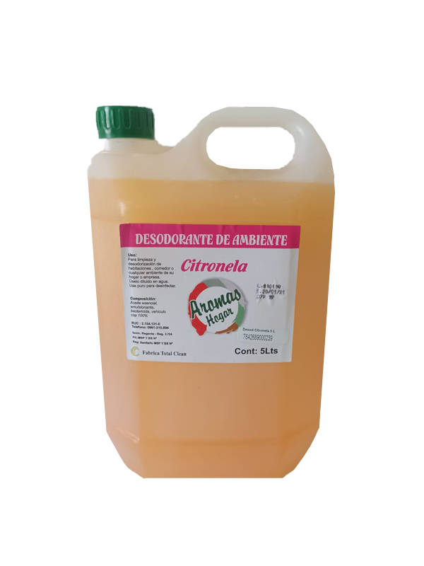 Des. Aromas Hogar Citronella 5 Lts.