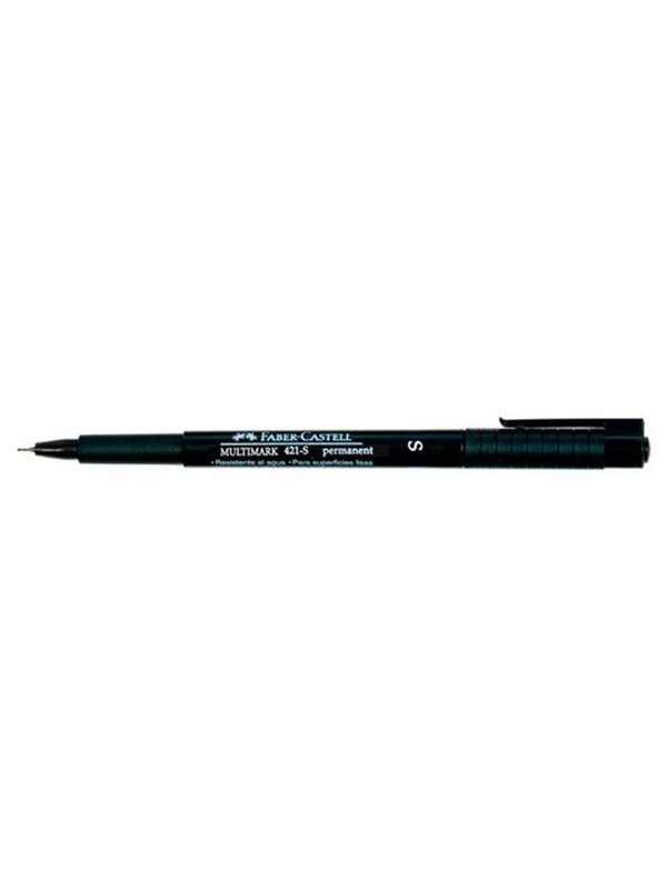 Marcador Faber 421-S Negro