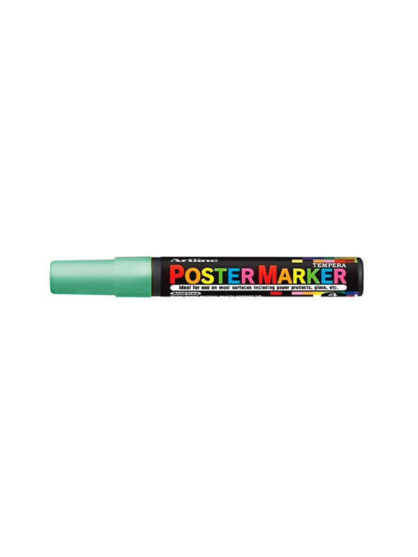 Marcador Artline Poster Verde Metalico 4mm Epp-4