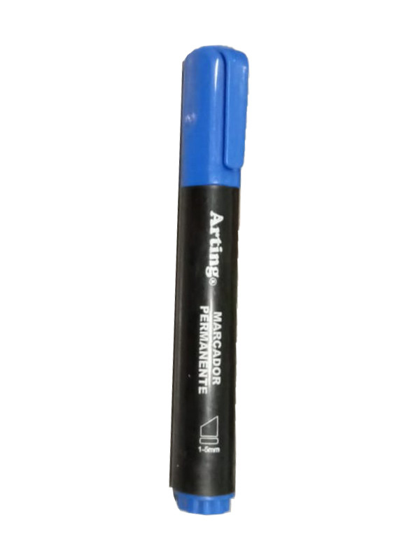 Marcador Permanente Arting Azul Grueso