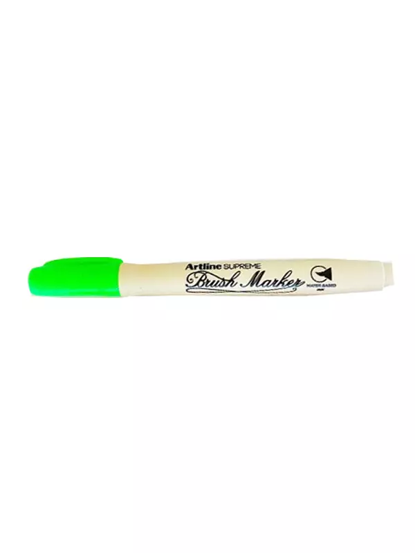 Marcador Artline Brush Fluor Verde
