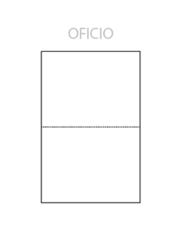 Resma Oficio Serillado en Medio