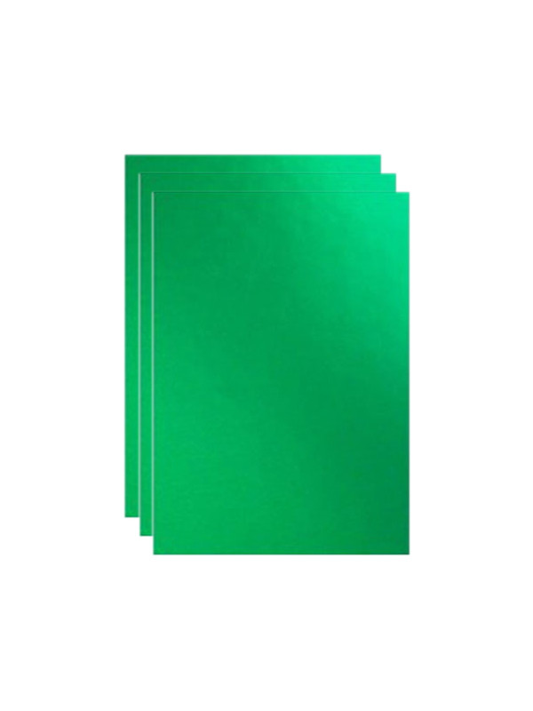 Cartulina Oficio Verde Paq.X10