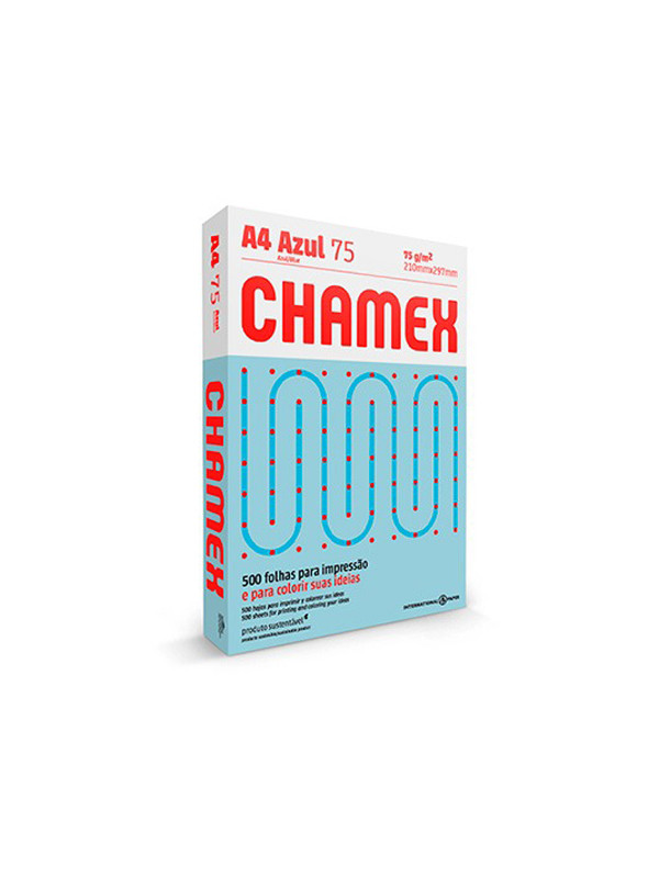 Resma Chamex A4 - Celeste