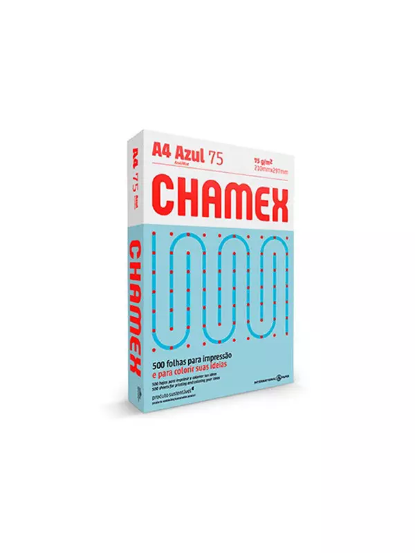 Resma Chamex A4 - Celeste