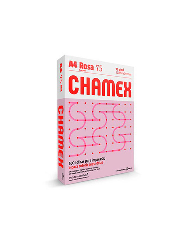 Resma Chamex A4 - Rosa
