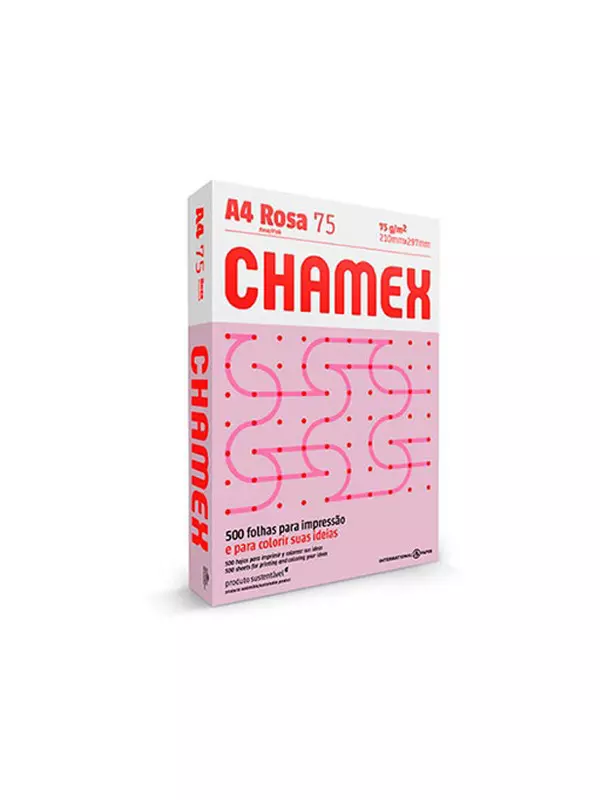 Resma Chamex A4 - Rosa