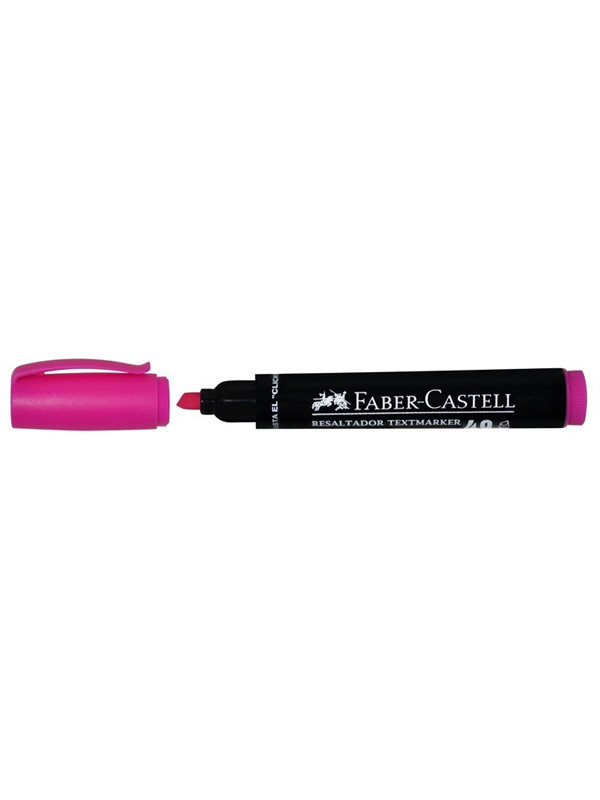 Resaltador Faber Castell Rosado