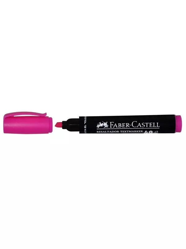 Resaltador Faber Castell Rosado